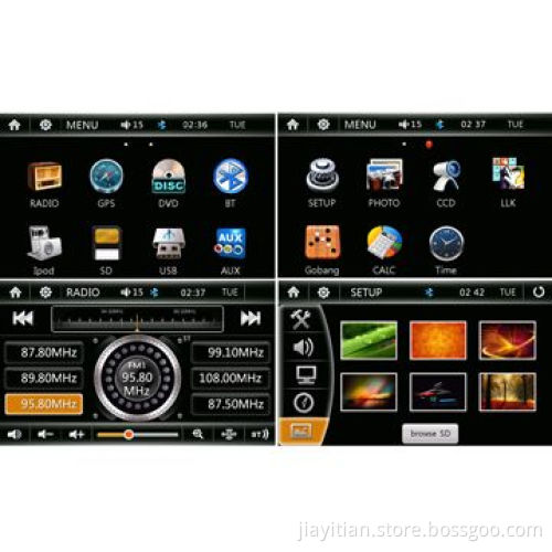 Car DVD Players with CD Function, Suitable for Kia Soul, Supports Bluetooth/TV/GPS/iPodNew